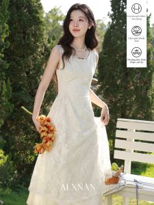 Đầm Không T Tay Mơ Đào Phong Cách Pháp