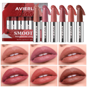 Bộ Son 6 Cây Lâu Trôi Chống Nước Lì Dạng Sáp Dưỡng Ẩm Màu Sắc Đậm Nét Phù Hợp Với Mọi Loại Da