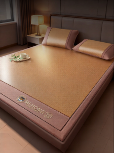 Cool Foldable Natural Thickened Rattan Mat