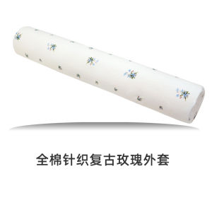 Natural Latex Cylindrical Pillow Bench round Neck Pillow Boys and Girls Pillow Side Sleep Leg Lock Pillow Bed Pillow Candy Shaped Pillow