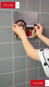 Gương dán tường gương ghép soi toàn thân  gương vuông kích thước 20x20cm