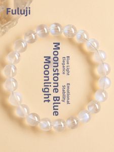Natural Moonstone Beads Bracelet Female