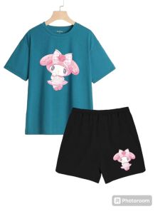 Setelan anak perempuan melodi baju+celana 2-10 tahun