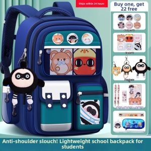 SHIKATU | Ergonomic & Spine-supporting Backpack for Boys 3-6 Grade Students