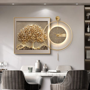 RUIBAHAO | Luxurious New Advanced Clock Decorative Wall Art