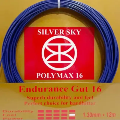 Silver Sky Polymax Gauge 16 Monofilament Polyester Polygut Tennis String