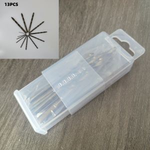 13Pcs Step Drill Bit Set 1-6.5mm With Gold Oxide Coating Professional For Stainless Steel & Hard Metal