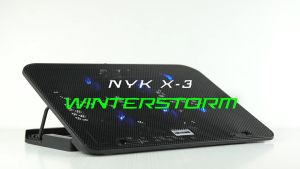 NYK Nemesis Winterstorm X3 X-3 X 3 Coolingpad Cooling Pad Laptop Fan