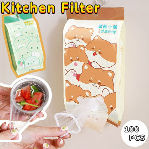 100PCS Disposable Anti-clog Sink Drain FilterTrash Strainer Disposable Garbage Mesh BagKitchen Accessories