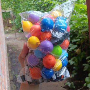 Mainan anak murah Balon Tuyul/Bola ular/Bola loncat/Bola Mantul 1 Pack isi 20 Pcs