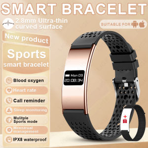 LIGE | LIGE Smart Bracelet Call Reminder Health Heart Rate Monitor Utra-thin Wristband Smart Watch Sport Fitness Tracker Pedometer