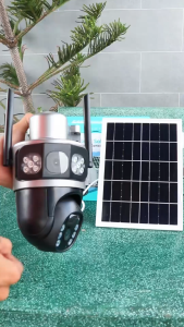 (Lỗi 1 đổi 1) Camera YOOSEE NEW 2026 năng lượng mặt trời 2 mắt ngoài trời có khe gắn sim 4G camera không cần điện và wifi tặng kèm sim