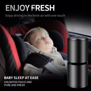 Car Air Purifier Negative Ion Generator USB Low Noise Mi Air Cleaner Home Deodorizer Smoke Odor Remover
