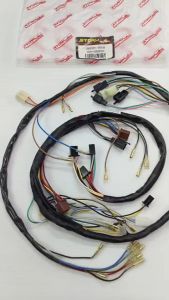 สายไฟมอเตอร์ไซค์ รุ่นไม่มีกล่องไฟ 4สาย (สำหรับเคอา-วิคเตอร์ทุกรุ่น)