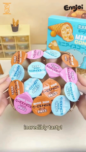 Ennjoi Wafer Mini Cone Coklat /Cone Yogurt/Cone Strawbeery / Wafer Cone Kerucut Kecil