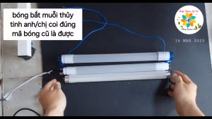 Bóng đèn bắt muỗi và côn trùng thủy tinh dòng bóng T8 thay cho đèn bắt muỗi ĐẠI SINH CON DƠI KILL PEST DAEWOO
