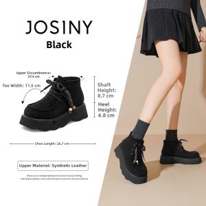 Josiny | High-top Thick-soled Elevating Ankle Boots