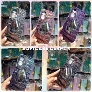 Casing Oppo A3S / A5S / A12 / A11K / A7 / F9 / A15 / A15S / A16 / A18 / A38 / A57 2020 / A58 4G / A5 2020 / A9 2020 / A78 4G / A60- Casing Wavy Miror