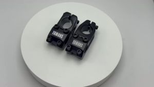 BMX Stunt Bike Stem Black Aluminum Alloy Center Bolt Spacing 45mm/50mm