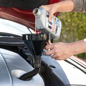 Engine Refueling Funnel with Filter for Car Motorcycle Truck Oil Gasoline Filling Strainer Extension Pipe Hose Funnels Tool