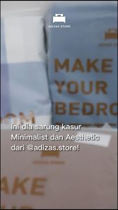 Adizas Store - Sprei Resleting 90x200x10