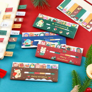 Christmas Row Station Notes Students Ins Cute Index Stickers Cartoon High-value N Sticky Notes Stationery