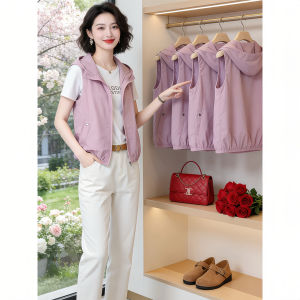 Shalldoer | Breathable and Slim Hooded Vest Female