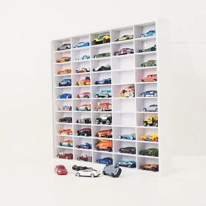 RAK MAINAN HOTWHEELS PVC BOARD ISI 50 MODEL KOTAK TANPA LOGO