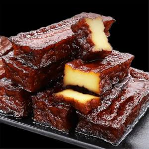 Smoked Pig Blood Smear Flavor Tofu Dry 10 Pieces