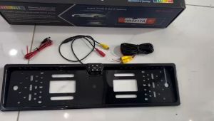 HIPPCORN CAR FRAME CAMERA PLATE LICENSE EU EURO TYPE NIGHT VISION REAR VIEW REVERSE CAMERA WITH 4LED