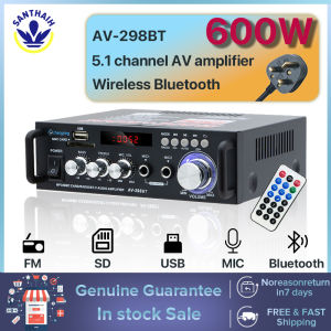 600W Digital Amplifier HiFi bluetooth Audio Stereo Amplifier 2 Channel 600W Original bluetooth Power Amplifier Home Car Stereo Audio AUX FM Radio Car amplifier Amp  with bluetooth speaker bluetooth big sound Power amplifier car accessories car player