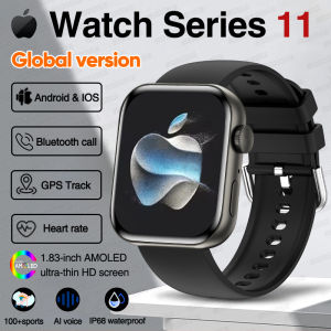 New Series 11 Watch Original Men Women Bracelet AMOLED Display Heart Rate Bluetooth Call GPS Track Waterproof Sports Smartwatch