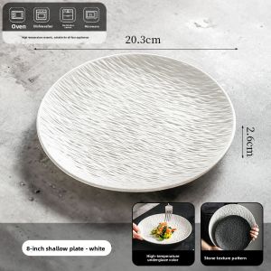 Mr.Snail | Elegant Japanese Ceramic Dinner Plate