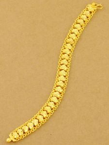 สร้อยข้อมือรูปหัวใจ 18K ทองคำแท้ สร้อยข้อมือแฟชั่นหรูหราสำหรับผู้หญิง ไม่ซีดจาง ของขวัญที่ดีที่สุด สร้อยข้อมือรูปหัวใจ