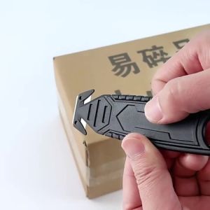 1 Pc Safety Box Cutter Knife Utility Knife/Box Cutter/Envelope Opener/Envelope Cutter Concealed Stainless Steel Blade Ergonom