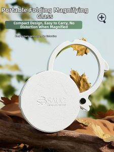 SP SAUCE | High Power Magnifier Portable Pocket Folding Mini Magnifying Glass