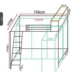 Loft bed with top table customize /sliding door wardrobe customize singapore for helper room/store room/utility/bomb shelter/maid/helper room
