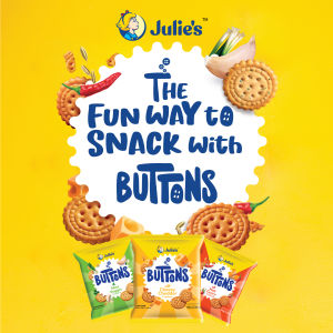 Julies Buttons Cheezy Cheddar Crackers 80g​ x 1 pack