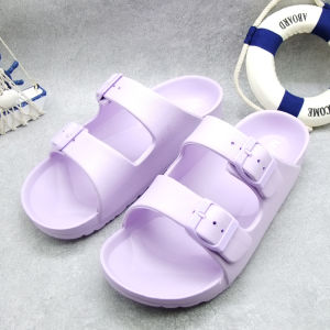 รองเท้าแตะ Eva ลําลองสําหรับผู้หญิงฤดูร้อนกันลื่นด้านล่างนุ่มแฟชั่นขนาดใหญ่รองเท้าลําลองอเนกประสงค์สําหรับผู้ชายและผู้หญิง