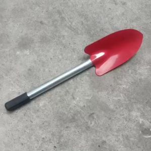 Xẻng làm vườn xúc đất mini cầm tay cán sắt mũi đỏ cực chắc chắn