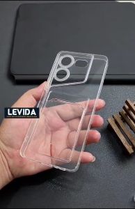 Tecno Pova 5 Tecno Spark 10 Clear Wallet Card Case Bening / Card Holder Kartu