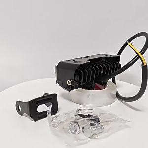 Lampu sepeda motor tiga lampu depan lampu sorot kuning dan putih lampu kerja luar ruangan lampu tambahan sorot tinggi untuk kendaraan listrik