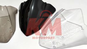 Visor Windshield Yamaha Vixion New NVA 2015-2017 Hitam dan Bening Variasi Vixion New Nva