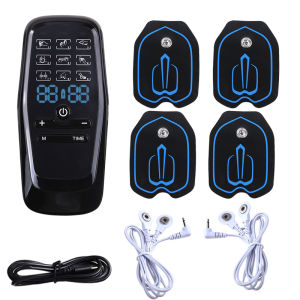 Máy Kích Thích Cơ EMS Kỹ Thuật Số TENS Máy Massage Toàn Thân Bằng Điện Châm Cứu Màu Đen Thiết Bị Giảm Béo Và Thư Giãn Có Nguồn Điện USB/Pin