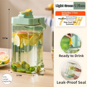Spigot Cold Brew Pitcher Large Capacity Portable Beverage Bucket