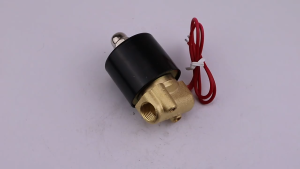 220V One Way Brass Electric Solenoid Valve Normally Closed Water Air Fuels Gas Water Oil 1/4 1/2 3/4 1 Inch
