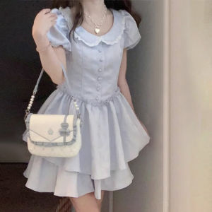 SUSIEYUAN | Sweet French Style Short Women Dress For Summer Princess Party