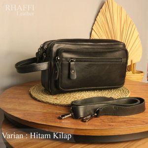 Tas tangan clutch bag pouch handbag kulit Asli