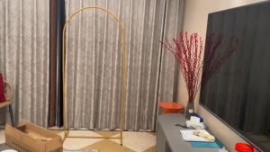 Metal Wedding Arch 1.8M/2M/2.2M Gold Arch StandBackdrop Frame Decoration Ceremony Birthday Party Graduati Supplies