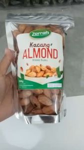 Kacang Almond Roasted Rasa Susu & Kacang Almond Kupas 250gr: Cemilan Sehat Alami